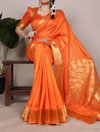 YNF7903 Raw Silk With Zari Weaving Work Sarees Suppliers In India